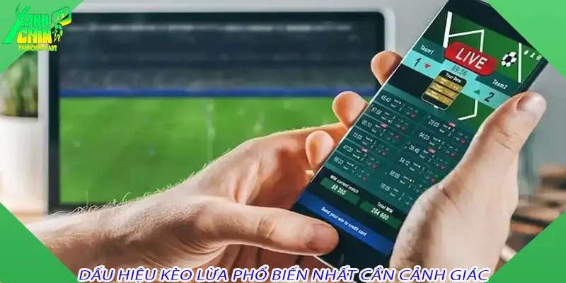 Dấu hiệu kèo lừa phổ biến nhất cần cảnh giác